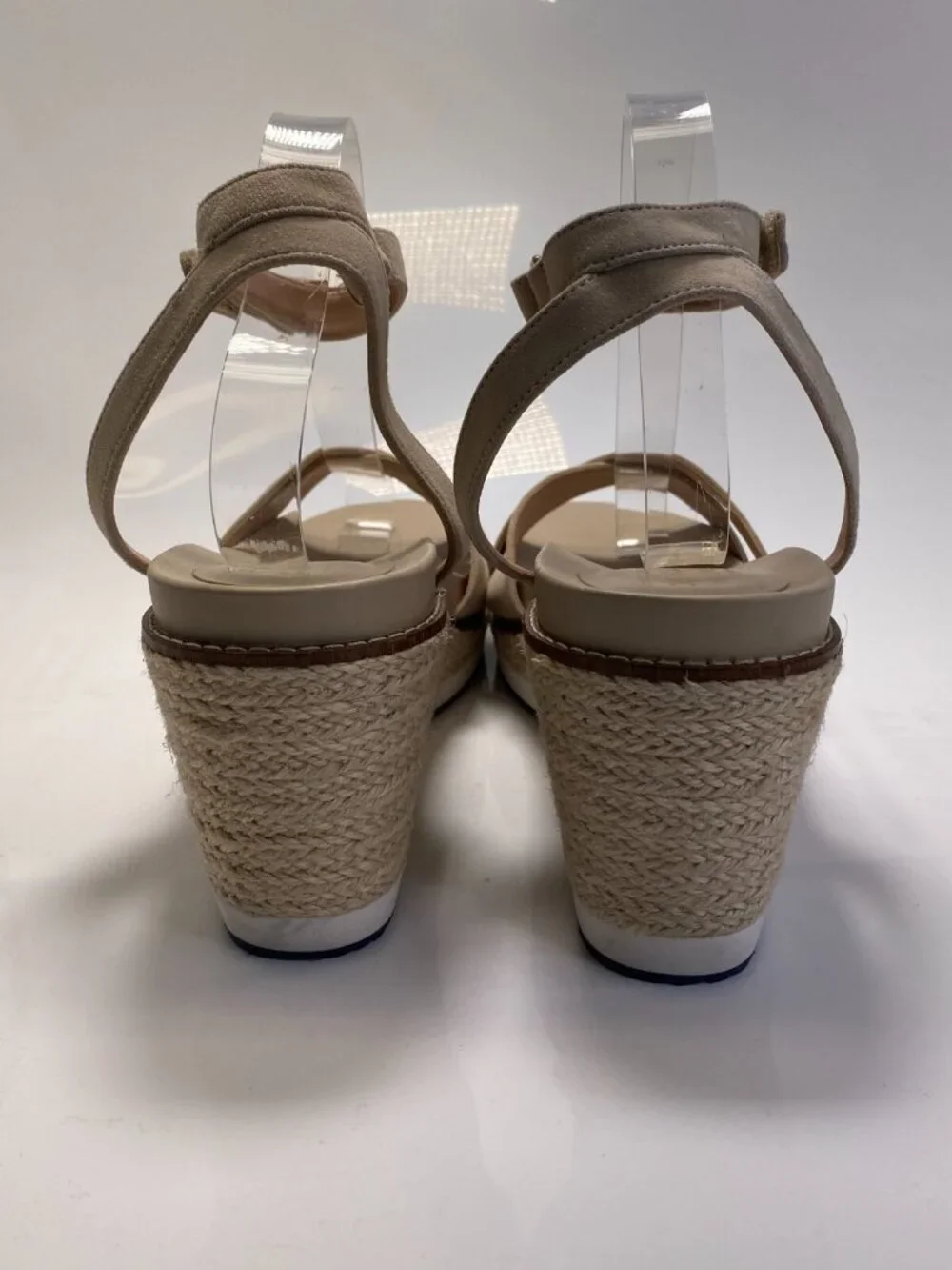 Cole Haan Women's CloudFeel Espadrille Sesame Wedge Sandals Sz 11